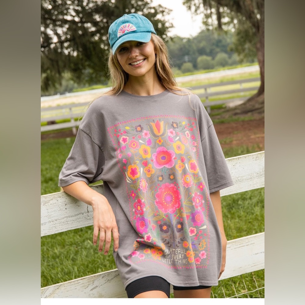 Chandler Tee Shirt Dress - Grateful